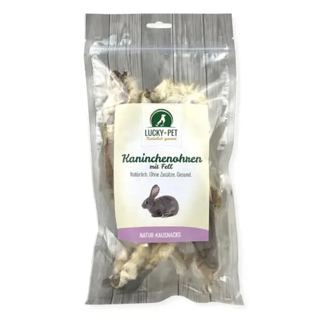 Lucky-Pet Kaninchenohren mit Fell 100 g Lucky-Pet