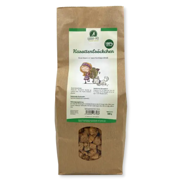 Lucky-Pet Karottenbröckchen 500 g Lucky-Pet